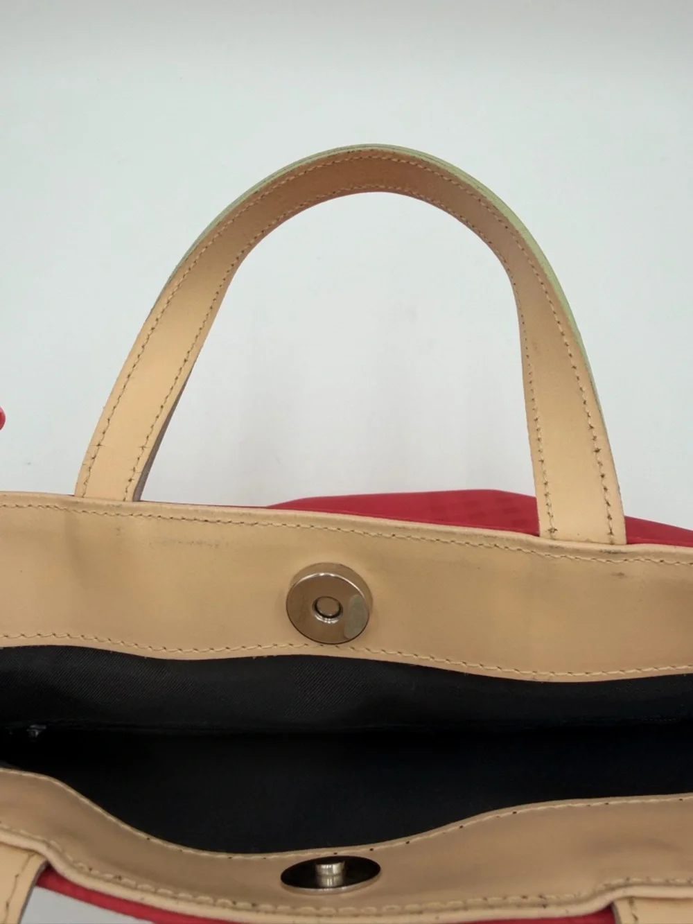 Vintage Burberry Nova Check Mini Tote Canvas Leather Handles Authenticated - Picture 9 of 15